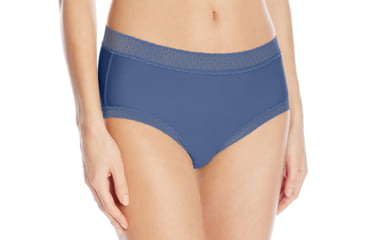 Image of ExOfficio Give-N-Go Lacy Full Cut Brief - Women's-Indigo-X-Small