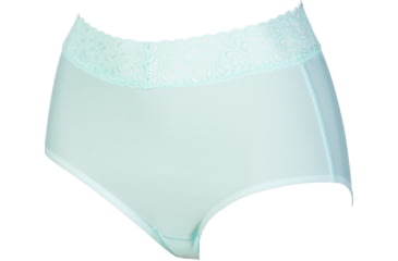 Image of ExOfficio Give-N-Go Lacy Full Cut Brief - Women's-Lt Turquoise-X-Small