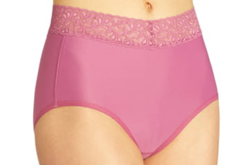 Image of ExOfficio Give-N-Go Lacy Full Cut Brief - Women's-Raspberry-X-Small