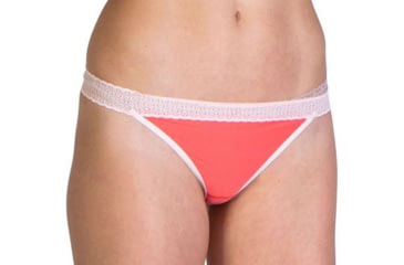 Image of ExOfficio Give-N-Go Lacy Low Bikini - Women's -Hot Coral-Large
