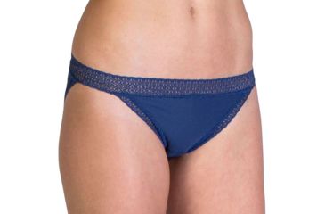 Image of ExOfficio Give-N-Go Lacy Low Bikini - Women's -Indigo-X-Large