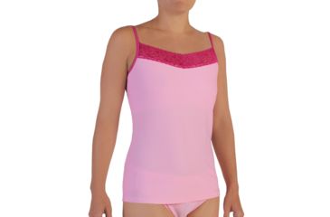 Image of Give-N-Go Lacy Shelf Bra Cami - Womens -Blush-Small