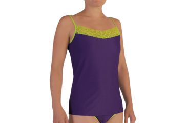 Image of Give-N-Go Lacy Shelf Bra Cami - Womens -Wisteria-X-Small