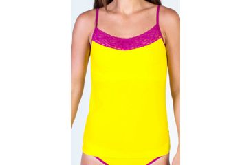 Image of Give-N-Go Lacy Shelf Bra Cami - Womens -Zing-X-Small