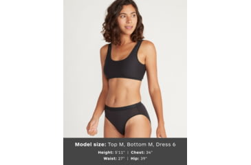 Image of ExOfficio Give-N-Go Sport 2.0 Bikini Brief - Women's, Extra Small, Regular Inseam, Black, 2241-3452-9999-XS