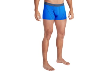 Image of ExOfficio Give-N-Go Sport 2.0 Boxer Brief - Mens, 3 in, Lagoon/Steel Blue, 2XL, 12416717-23292-2XL