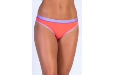 Image of ExOfficio Give-N-Go Sport Mesh Thong - Womens, Hot Coral, Large 22412579-3546-L