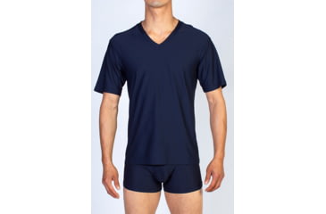 Image of ExOfficio Give-N-Go V-Neck Shirt - Men's -Curfew-Large