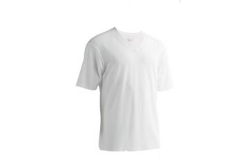 Image of ExOfficio Give-N-Go V Tee Men's, White, 2XL 12422679-1000_2XL