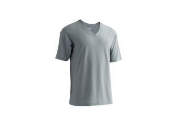 Image of ExOfficio Give-N-Go V Tee Men's, Charcoal, M 12422679-9600_M