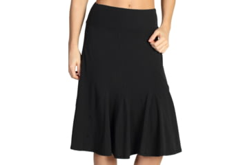 Image of ExOfficio Go-To Knee Skirt - Women's-Black-Medium