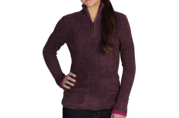 Image of ExOfficio Irresistible Dolace 1/4 Zip Sweater - Women's-Antique-Small