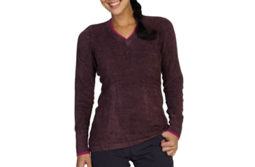 Image of ExOfficio Irresistible Neska V-Neck Sweater - Women's-Antique-X-Small