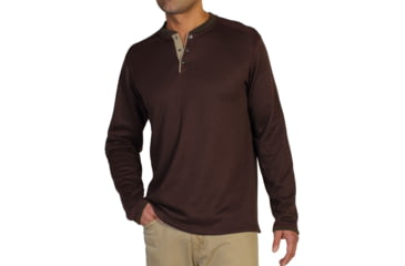 Image of Isoclime Thermal Henley - Mens -Baroque/Tough-Small