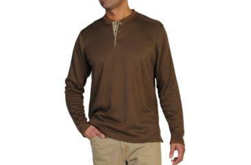 Image of Isoclime Thermal Henley - Mens -Tough/Fig-Small