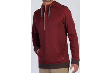 Image of ExOfficio Isoclime Thermal Hoody - Mens-Tango/Coffee-Small