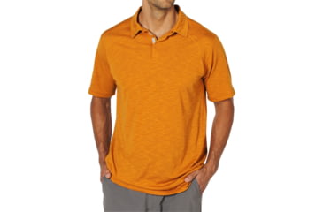 Image of ExOfficio JavaTech Polo Short Sleeve Shirt - Men's -Yam-Small