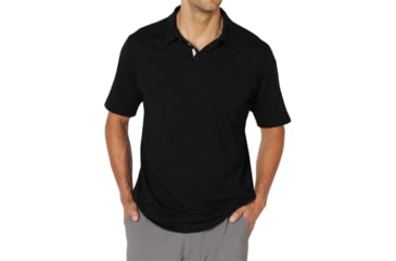 Image of JavaTech Polo Short Sleeve Shirt - Mens -Black-XX-Large
