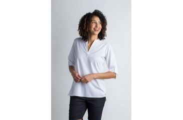 Image of ExOfficio Kizmet 3/4 Sleeve Shirt Women's, White, S 20013092-1000_S