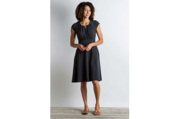 Image of ExOfficio Kizmet Cross-Front Dress Women's, Black, 6 20613100-9999_6