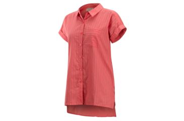 Image of Demo, ExOfficio Lencia Short Sleeve - Women's, Spiced Coral, M, 20023097-3300-M
