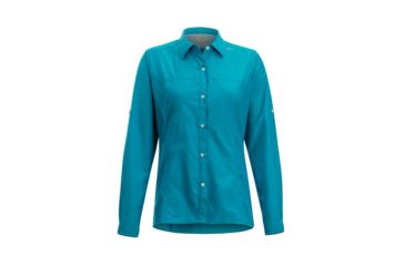 Image of ExOfficio Lightscape Long Sleeve - Women's, Algiers Blue, S, 20012560-5328-S