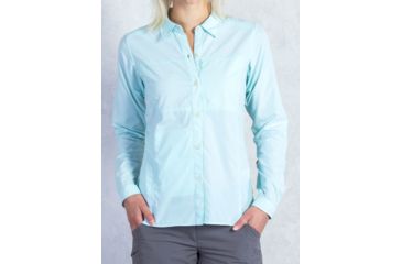Image of Lightscape Long Sleeve Shirt - Womens-Tourmaline-Large