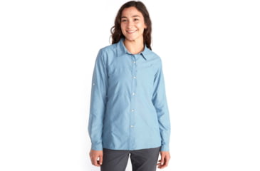 Image of ExOfficio Lightscape Long Sleeve - Womens, Blue Star, Large, 2001-2560-5696-L