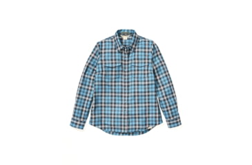 Image of ExOfficio Madison Midweight Flannel Long Sleeve - Women's, Blue Star, Large, 2001-3358-5696-L