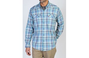 Image of Minimo Plaid Long Sleeve Shirt - Mens -Riviera-Small