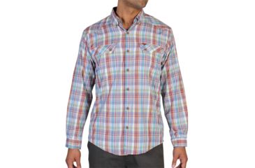 Image of Minimo Plaid Long Sleeve Shirt - Mens -Sedona-XX-Large