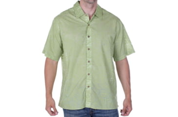 Image of ExOfficio Next-To-Nothing Kelp Short Sleeve Shirt - Men's -Light Aloe-Small