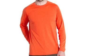 Image of ExOfficio Nioclime Long Sleeve Shirt - Men's -Fire Opal-Small
