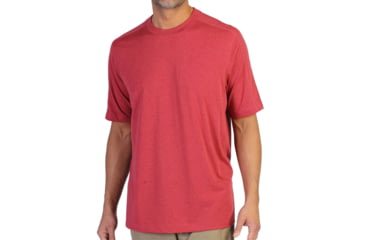 Image of ExOfficio Nioclime Short Sleeve Shirt - Men's -Tango-Small