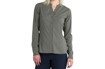 Image of ExOfficio Safiri Long Sleeve Shirt - Women's-Bay Leaf-Medium