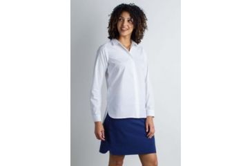 Image of ExOfficio Sofia Long Sleeve Shirt Women's, White, XL 20013074-1000_XL