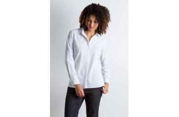 Image of ExOfficio Sofia Long Sleeve Shirt Women's, White, XL 20013074-1000_XL