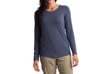 Image of ExOfficio Sol Cool Bateau Long Sleeve - Women's-Carbon-X-Small