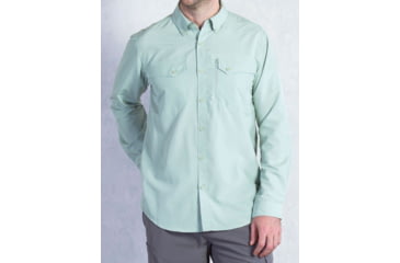 Image of Sol Cool Cryogen Long Sleeve Shirt - Mens-Desert Sage-Medium