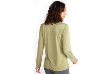 Image of ExOfficio Sol Cool Kaliani Long Sleeve - Womens, Oil Green Heather, Extra Large, 2011-3112-6026-XL