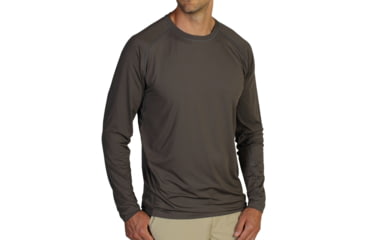 Image of Sol Cool Long Sleeve Shirt - Mens-Cigar-Small