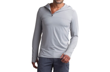 Image of ExOfficio Sol Cool Performance Hoody - Men's-Cement-Large