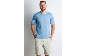 Image of ExOfficio Sol Cool Signature Tee Men's, Silverlake, M 10122864-5280_M