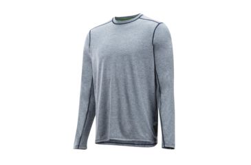 Image of ExOfficio Sol Cool Sun Crew Long Sleeve, Navy, L, 10113127-5600-L