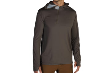 Image of Sol Cool Ultimate Hoody - Mens-Cigar-Medium