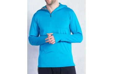 Image of Sol Cool Ultimate Hoody - Mens-Deep Sea-Small