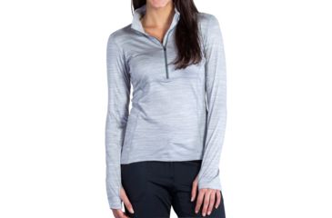 Image of ExOfficio Terma 1/4 Zip - Women's-Grey Heather-Large