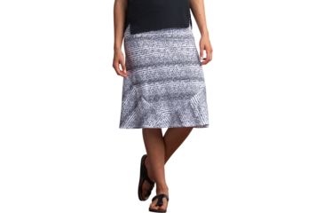 Image of ExOfficio Wanderlux Convertible Print Skirt - Women's-Black/White-Medium