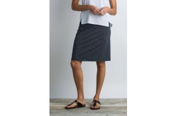 Image of ExOfficio Wanderlux Stripe Convertible Skirt Women's, Black, XS 20623166-9999_XS