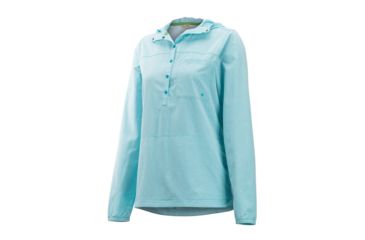 Image of ExOfficio Wimico Hoody - Women's, Algiers Blue Heather, XS, 20013317-5124-XS